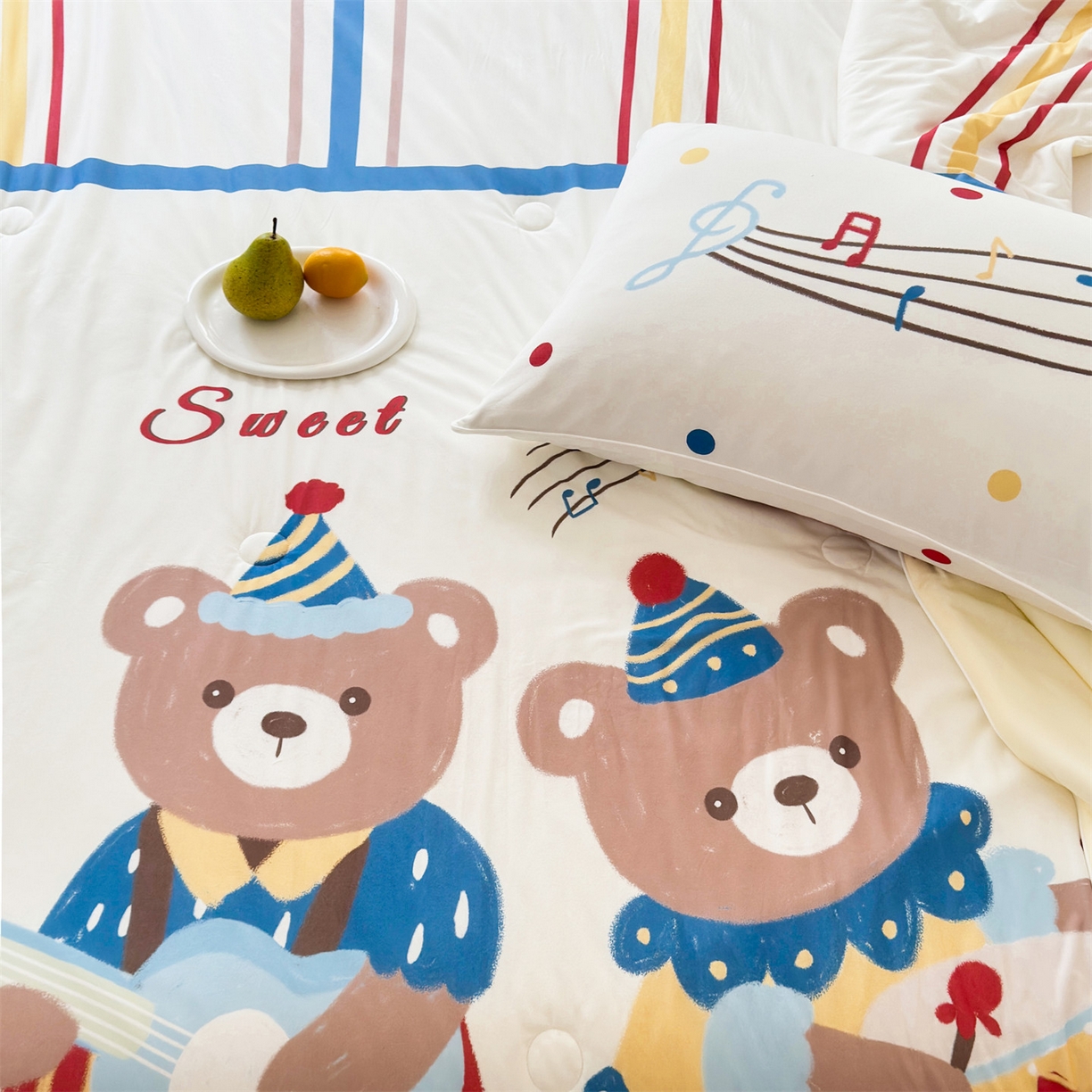 91家纺网 家纺一手货源 找家纺 朵希曼 2026年牛奶针织棉大版卡通夏被夏凉被空调被 生日派对