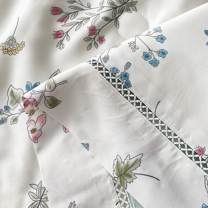 91家纺网 家纺一手货源 找家纺 太阳羽家纺 2026新款铂金莱赛尔天丝印花夏凉被镂空花边空调被夏被 格林童话