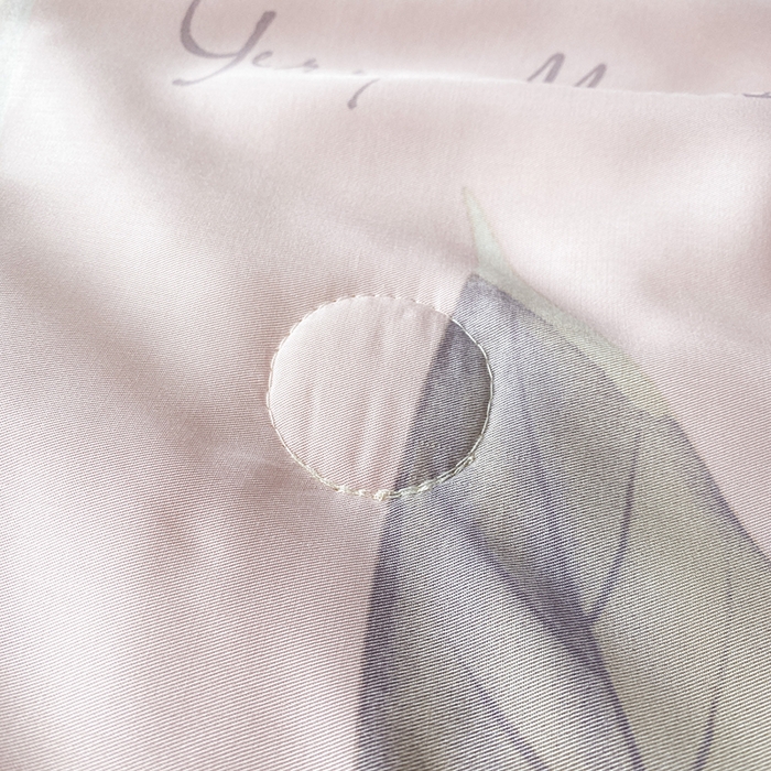 91家纺网 家纺一手货源 找家纺 太阳羽家纺 2026新款铂金莱赛尔天丝印花夏凉被镂空花边空调被夏被 玲珑叶