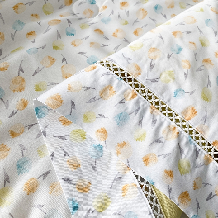 91家纺网 家纺一手货源 找家纺 太阳羽家纺 2026新款铂金莱赛尔天丝印花夏凉被镂空花边空调被夏被 风信子