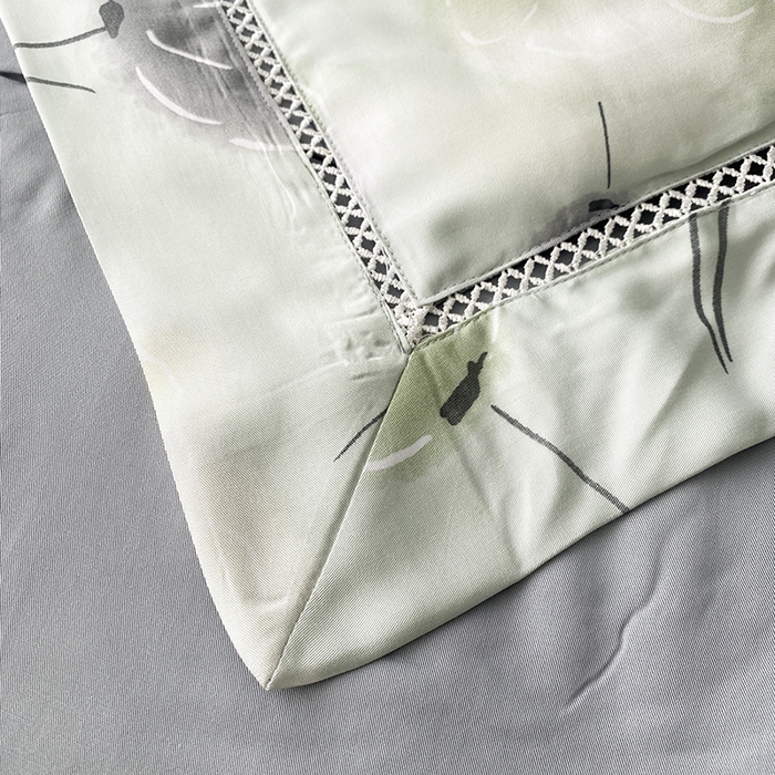 91家纺网 家纺一手货源 找家纺 太阳羽家纺 2026新款铂金莱赛尔天丝印花夏凉被镂空花边空调被夏被 莫里森记