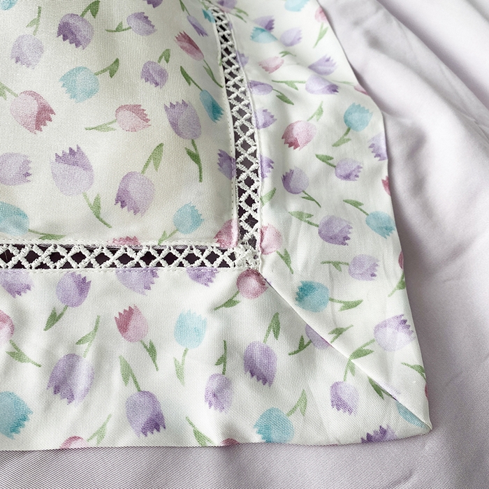 91家纺网 家纺一手货源 找家纺 太阳羽家纺 2026新款铂金莱赛尔天丝印花夏凉被镂空花边空调被夏被 曼琳米