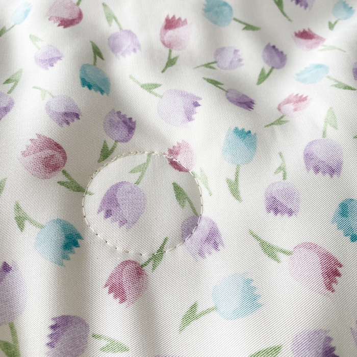 91家纺网 家纺一手货源 找家纺 太阳羽家纺 2026新款铂金莱赛尔天丝印花夏凉被镂空花边空调被夏被 曼琳米