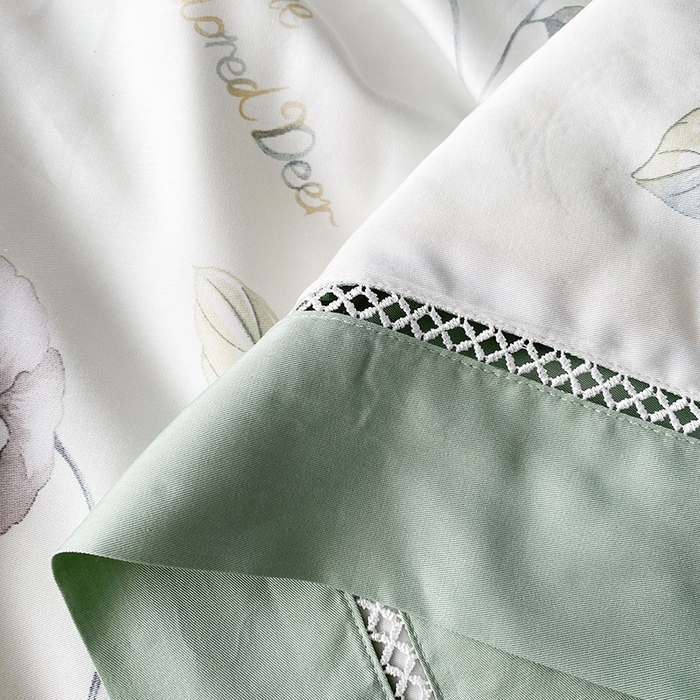 91家纺网 家纺一手货源 找家纺 太阳羽家纺 2026新款铂金莱赛尔天丝印花夏凉被镂空花边空调被夏被 艾美