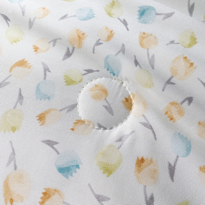 91家纺网 家纺一手货源 找家纺 太阳羽家纺 2026新款铂金莱赛尔天丝印花夏凉被镂空花边空调被夏被 风信子