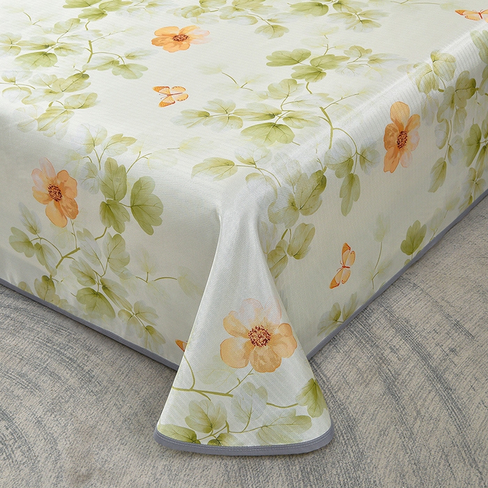 91家纺网 家纺一手货源 找家纺 念家居 2026新款轻奢可机洗水洗床单款高密大版斜纹冰丝凉席三件套 浅绿碎花