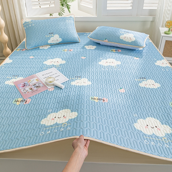 91家纺网 家纺一手货源 找家纺 （总）美丽折家纺 2026新款0.6厚乳胶凉席印花系列