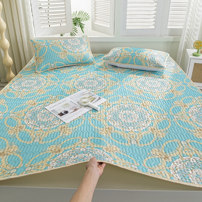 91家纺网 家纺一手货源 找家纺 （总）美丽折家纺 2026新款0.6厚乳胶凉席印花系列