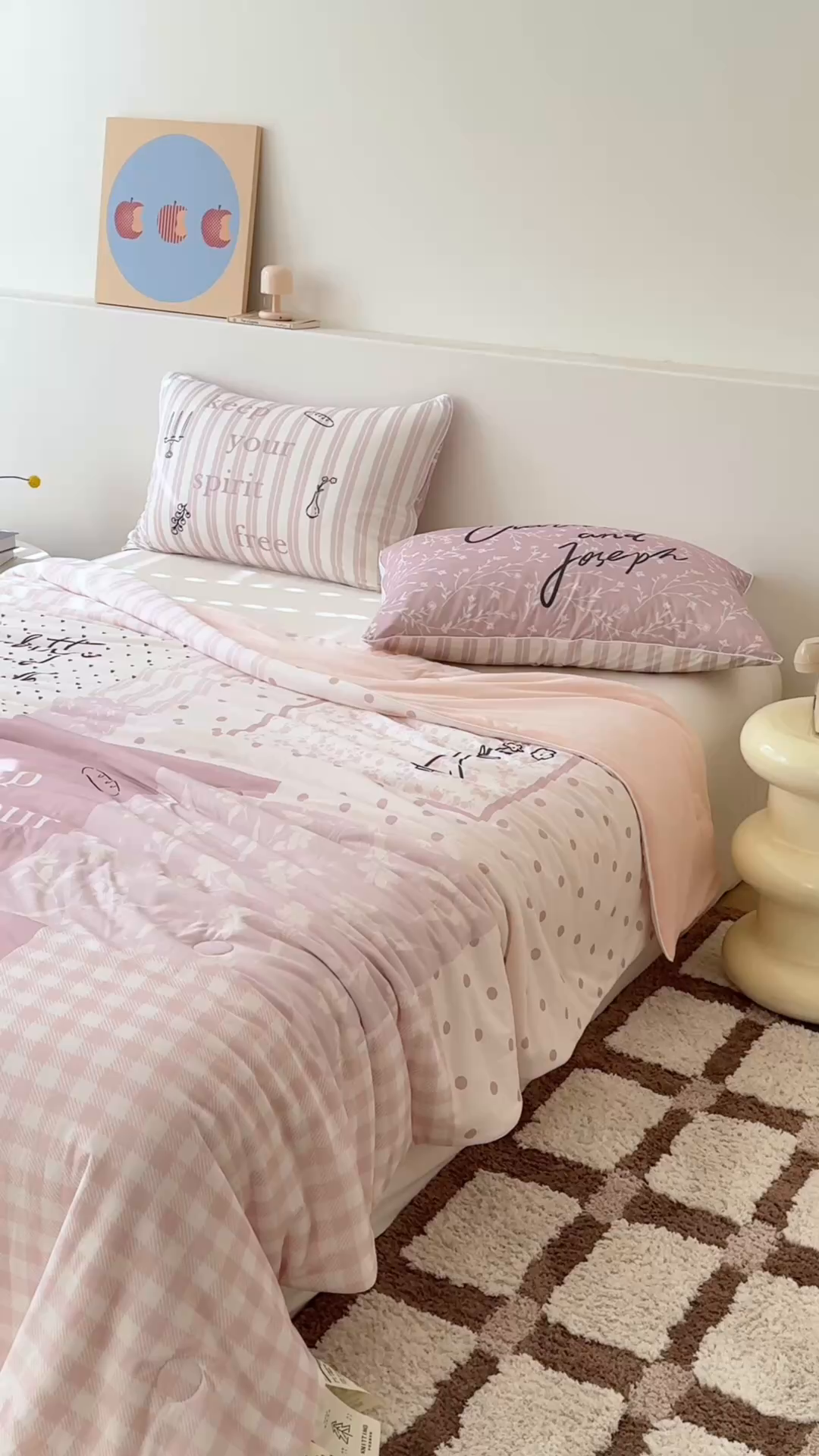 91家纺网 家纺一手货源 找家纺 朵希曼 2026年牛奶针织棉大版卡通夏被夏凉被空调被 春日花语