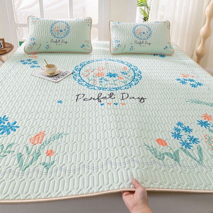 91家纺网 家纺一手货源 找家纺 （总）美丽折家纺 2026新款0.6厚乳胶凉席印花系列