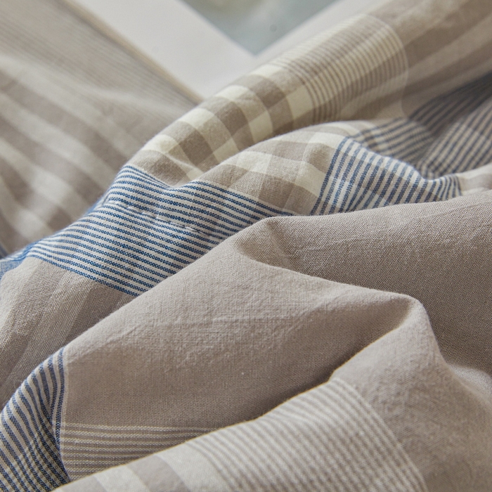 91家纺网 家纺一手货源 找家纺 牛魔王家居 2026新款A类水洗棉新疆棉花夏被 被子被芯 夏日芳华蓝