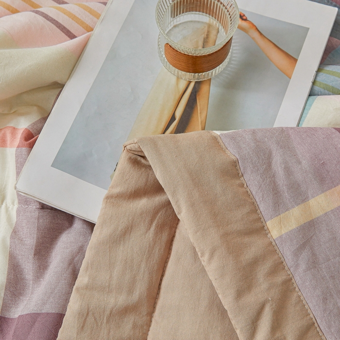 91家纺网 家纺一手货源 找家纺 牛魔王家居 2026新款A类水洗棉新疆棉花夏被 被子被芯 旭日