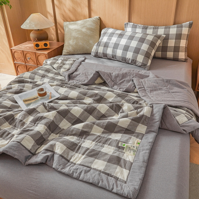 91家纺网 家纺一手货源 找家纺 牛魔王家居 2026新款A类水洗棉新疆棉花夏被 被子被芯 优卡生活