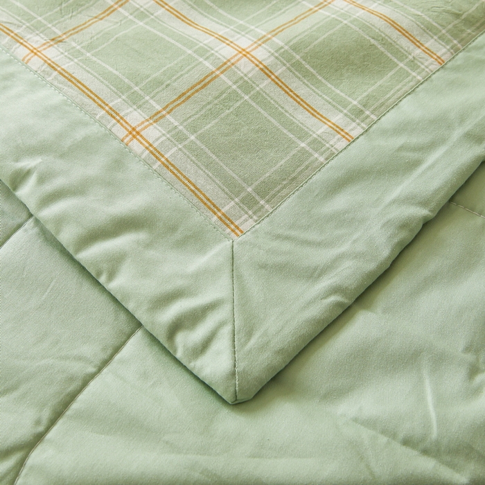 91家纺网 家纺一手货源 找家纺 牛魔王家居 2026新款A类水洗棉新疆棉花夏被 被子被芯 橄榄绿