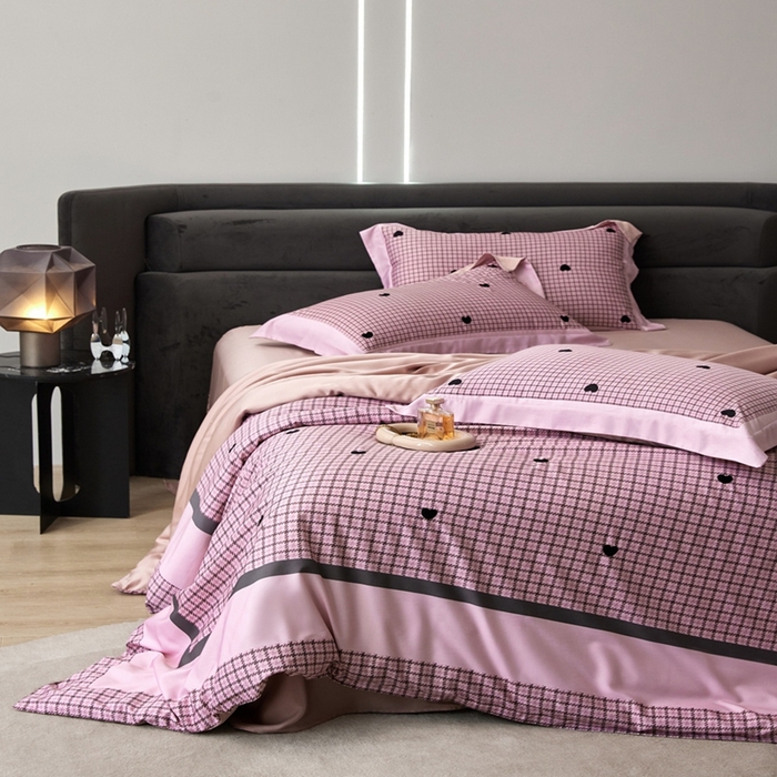 91家纺网 家纺一手货源 找家纺 （总）金奇达家纺 2026新款茧养天丝棉四件套-甜心