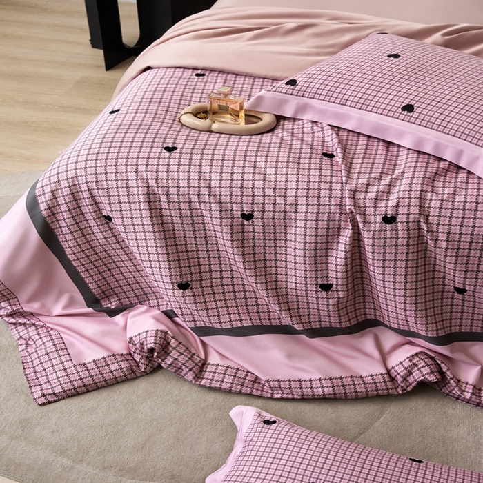 91家纺网 家纺一手货源 找家纺 （总）金奇达家纺 2026新款茧养天丝棉四件套-甜心