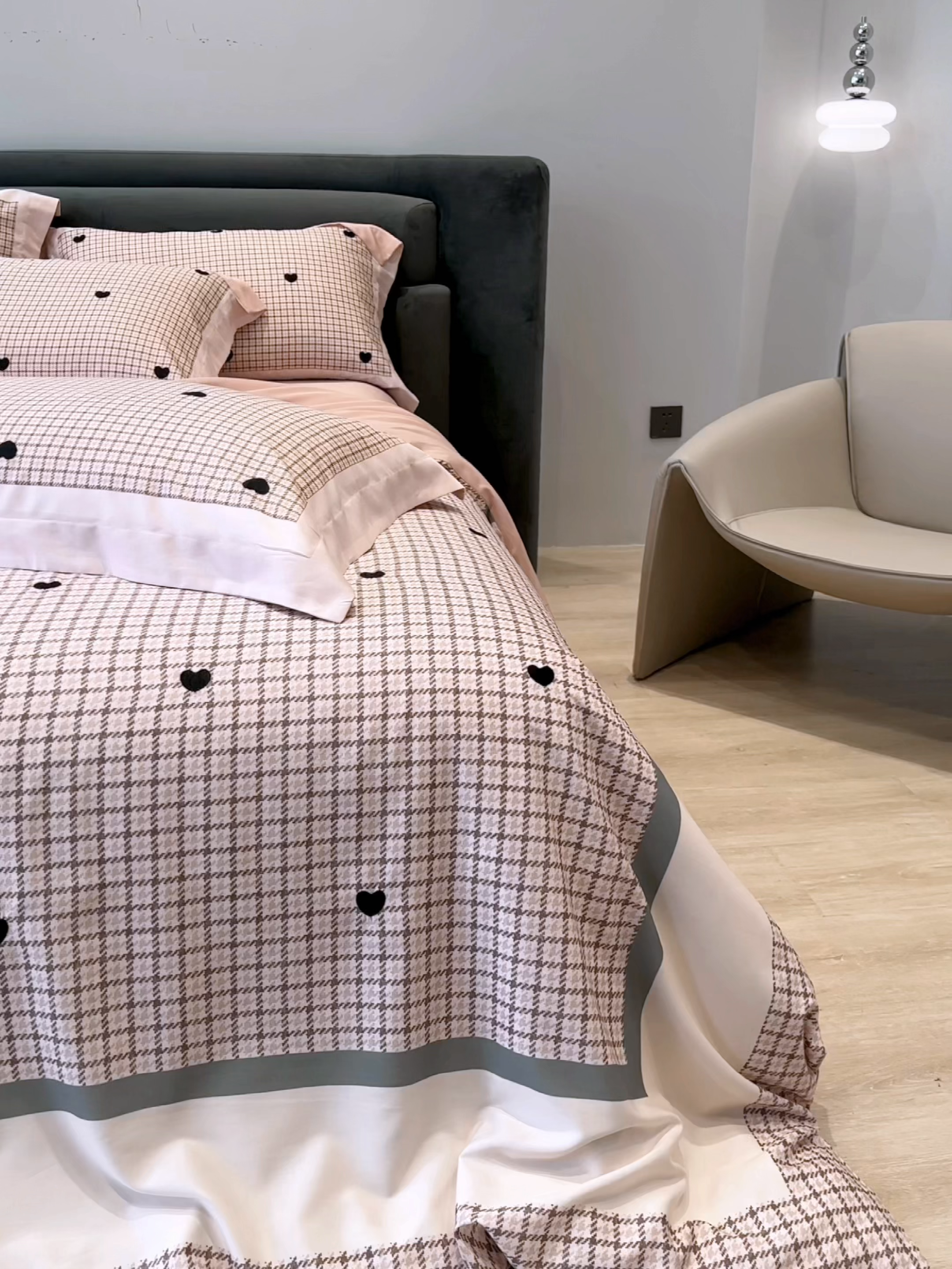 91家纺网 家纺一手货源 找家纺 金奇达家纺 2026新款茧养天丝棉四件套-甜心 甜心-少女粉