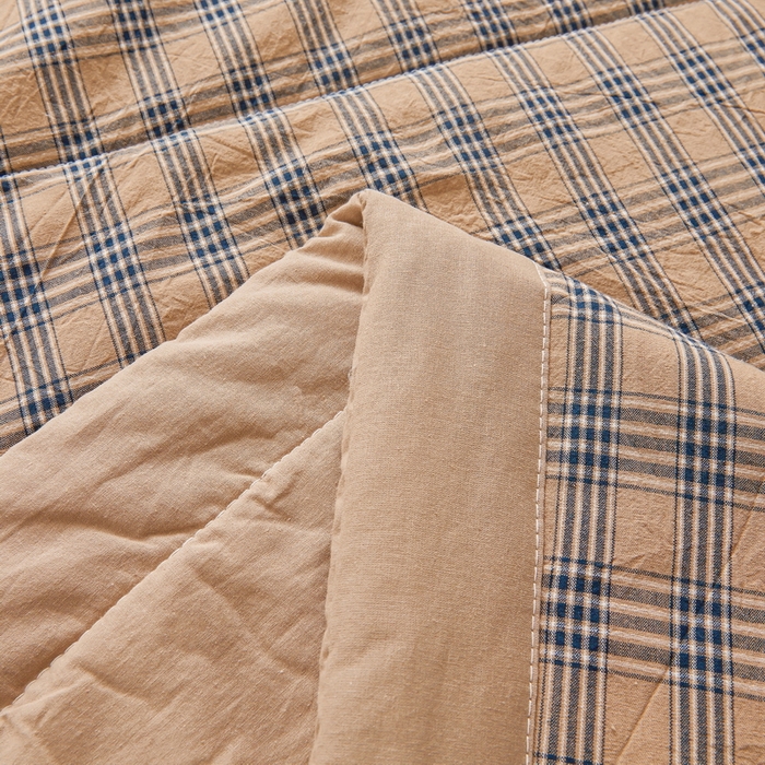 91家纺网 家纺一手货源 找家纺 牛魔王家居 2026新款A类水洗棉新疆棉花夏被 被子被芯 焦糖