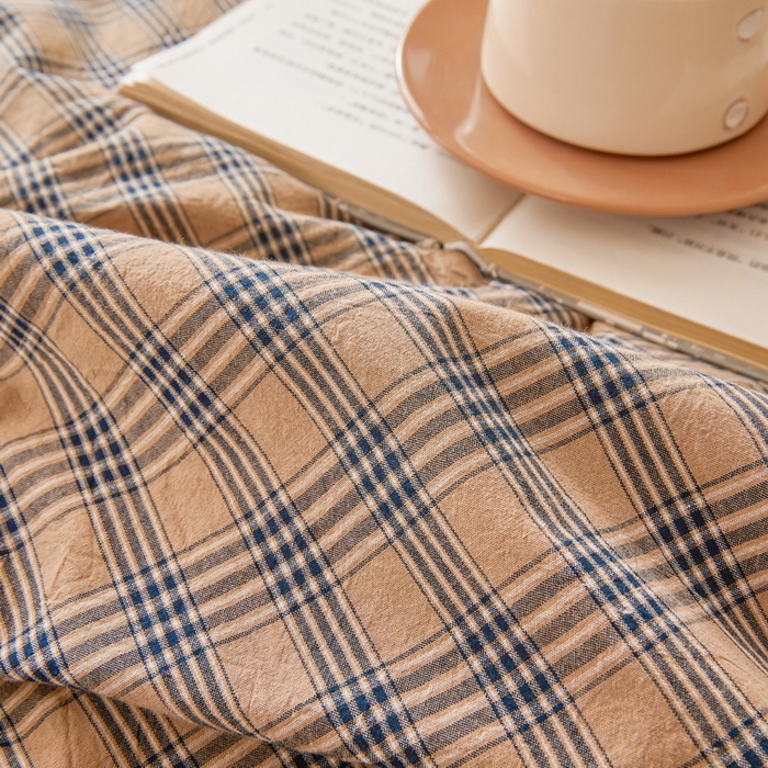 91家纺网 家纺一手货源 找家纺 牛魔王家居 2026新款A类水洗棉新疆棉花夏被 被子被芯 焦糖