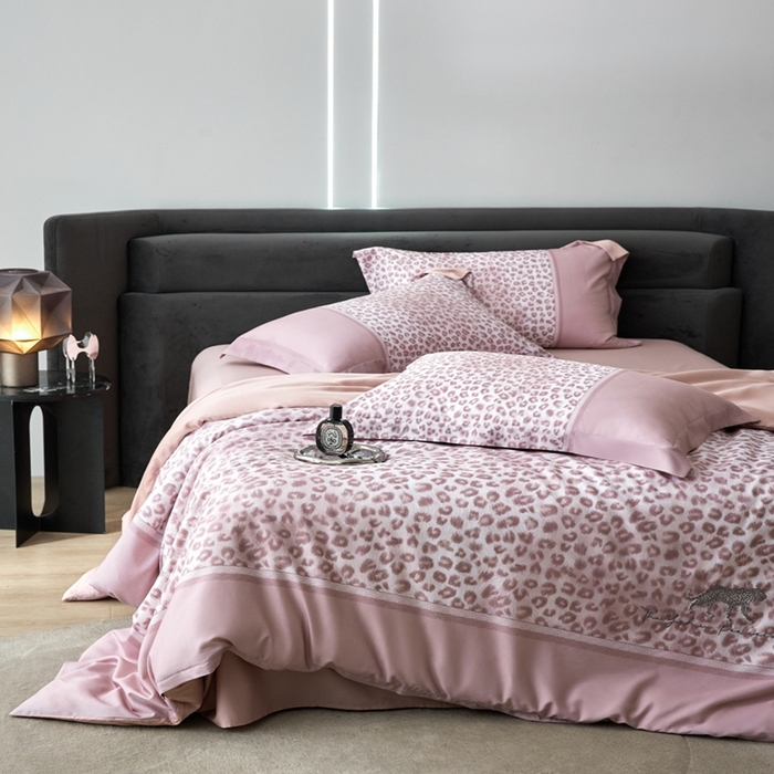 91家纺网 家纺一手货源 找家纺 金奇达家纺 2026新款茧养天丝棉四件套-伊莉莎 伊莉莎-蜜豆粉