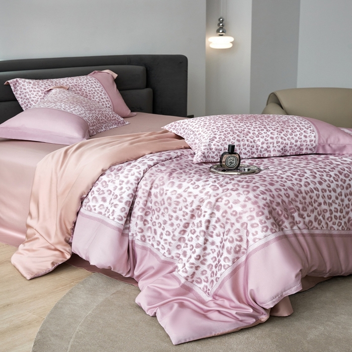 91家纺网 家纺一手货源 找家纺 金奇达家纺 2026新款茧养天丝棉四件套-伊莉莎 伊莉莎-蜜豆粉