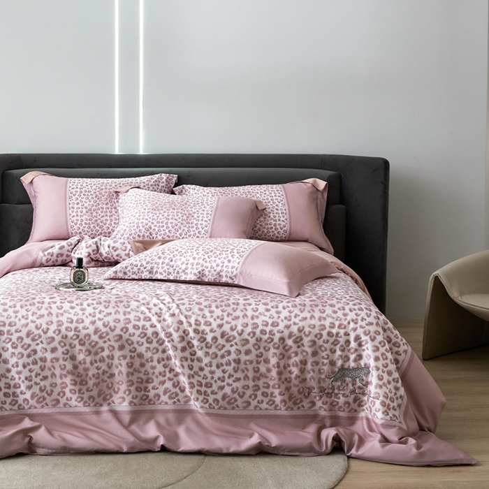 91家纺网 家纺一手货源 找家纺 金奇达家纺 2026新款茧养天丝棉四件套-伊莉莎 伊莉莎-蜜豆粉