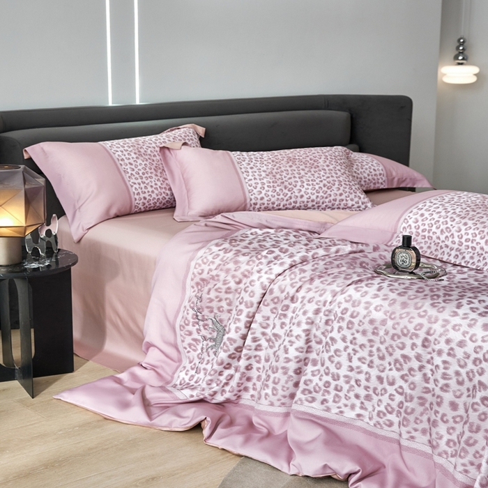 91家纺网 家纺一手货源 找家纺 金奇达家纺 2026新款茧养天丝棉四件套-伊莉莎 伊莉莎-蜜豆粉