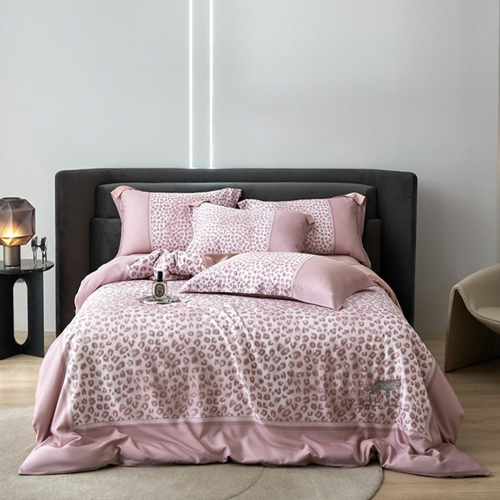 91家纺网 家纺一手货源 找家纺 金奇达家纺 2026新款茧养天丝棉四件套-伊莉莎 伊莉莎-蜜豆粉