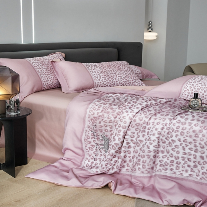 91家纺网 家纺一手货源 找家纺 金奇达家纺 2026新款茧养天丝棉四件套-伊莉莎 伊莉莎-蜜豆粉