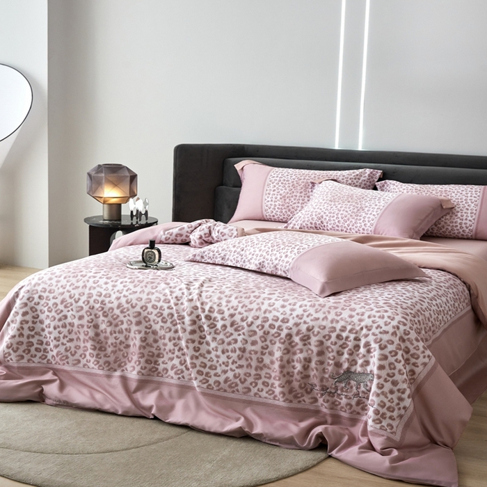 91家纺网 家纺一手货源 找家纺 金奇达家纺 2026新款茧养天丝棉四件套-伊莉莎 伊莉莎-蜜豆粉