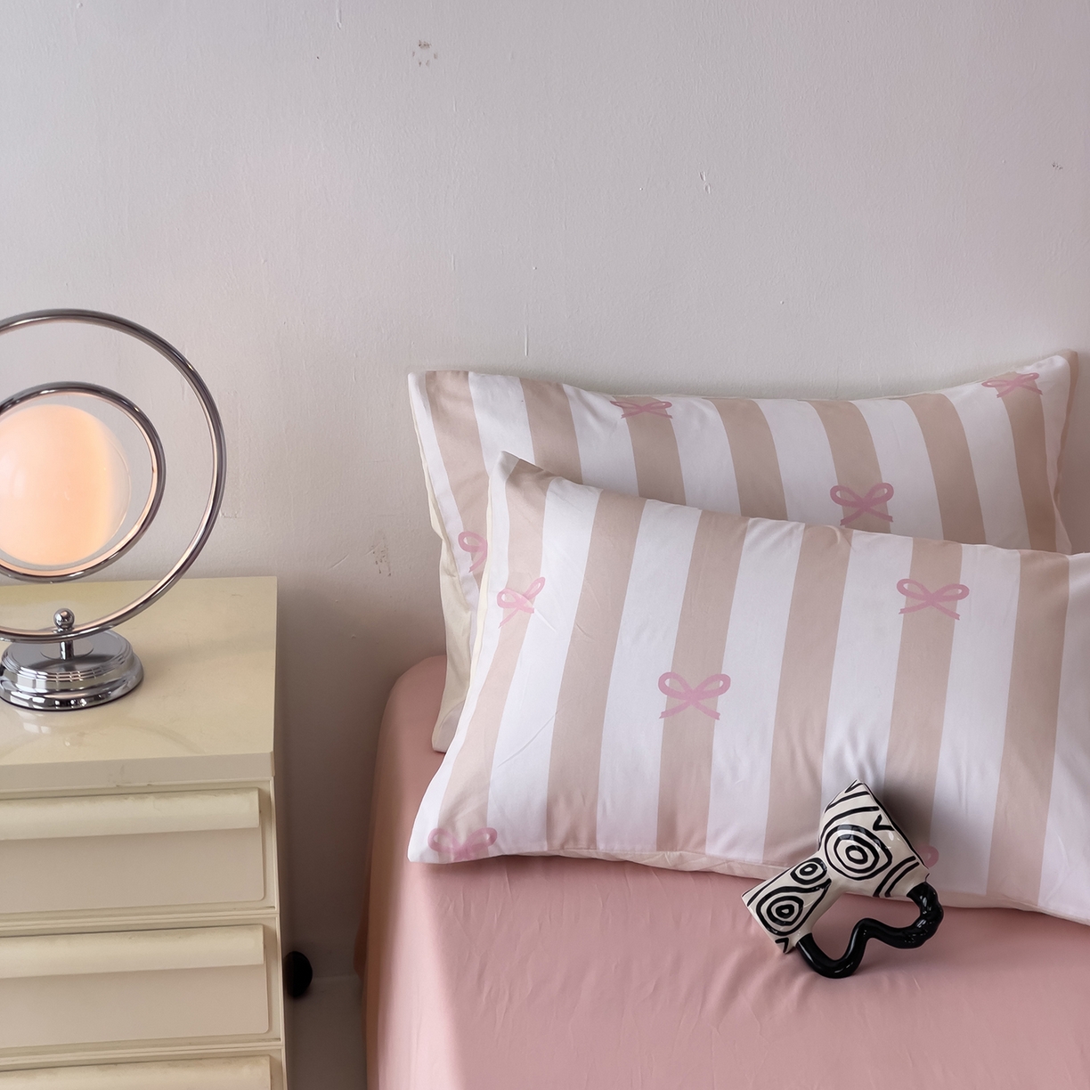 91家纺网 家纺一手货源 找家纺 女子家纺 2026春夏新款全棉纯棉13372数码印花四件套-安迪 安迪-粉色