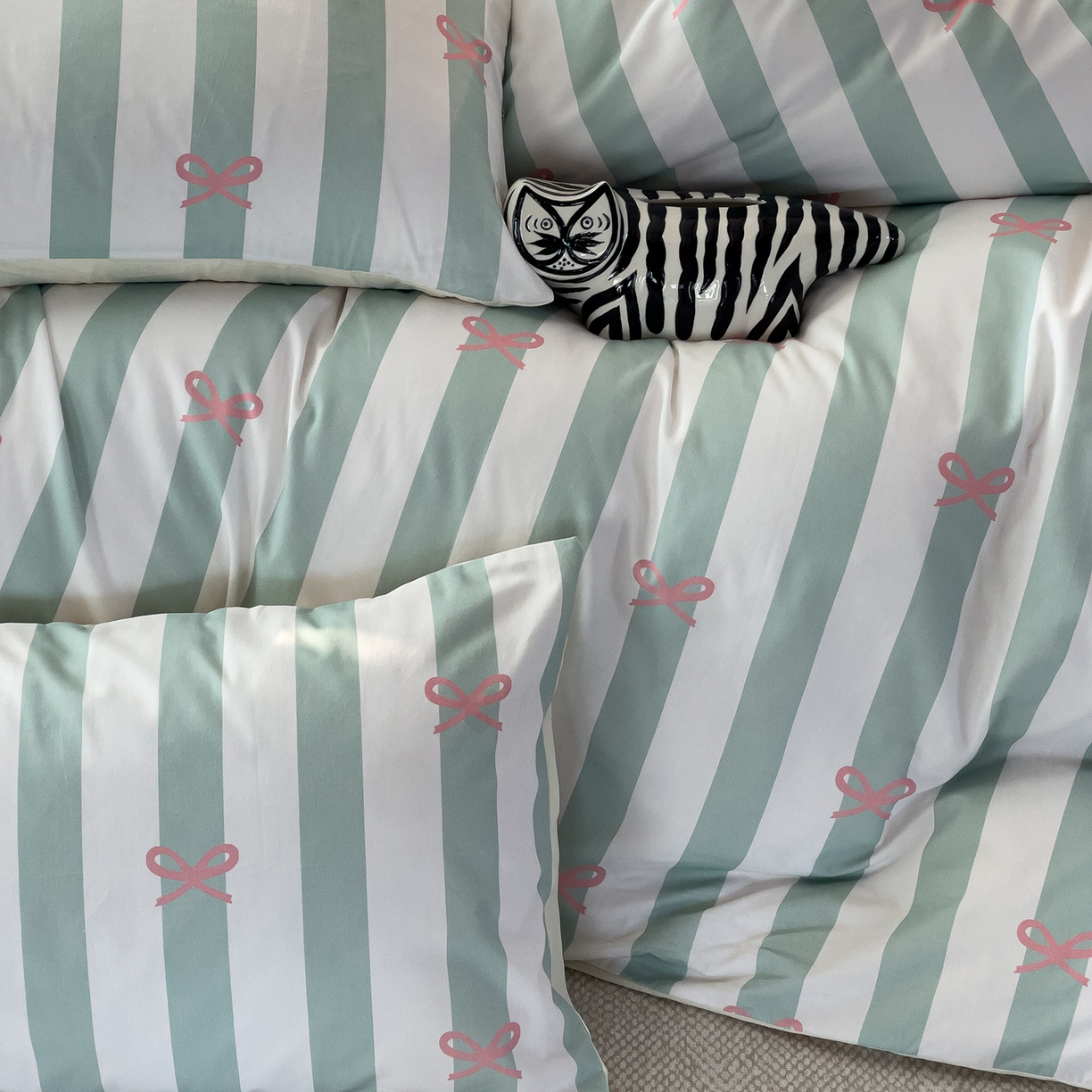 91家纺网 家纺一手货源 找家纺 女子家纺 2026春夏新款全棉纯棉13372数码印花四件套-安迪 安迪-绿色