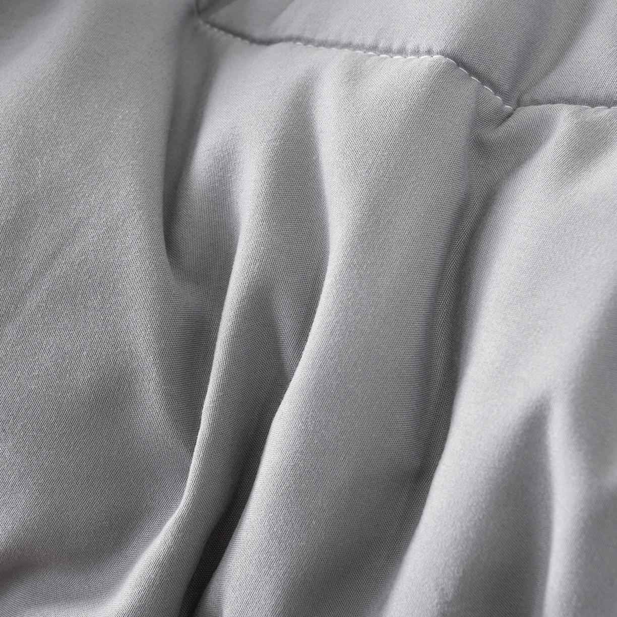 91家纺网 家纺一手货源 找家纺 壹张床 2026新款无印风A类水洗棉大豆纤维夏凉被夏被空调被 极简-烟灰格