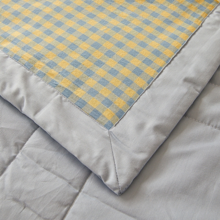 91家纺网 家纺一手货源 找家纺 牛魔王家居 2026新款A类水洗棉新疆棉花夏被 被子被芯 清新绿