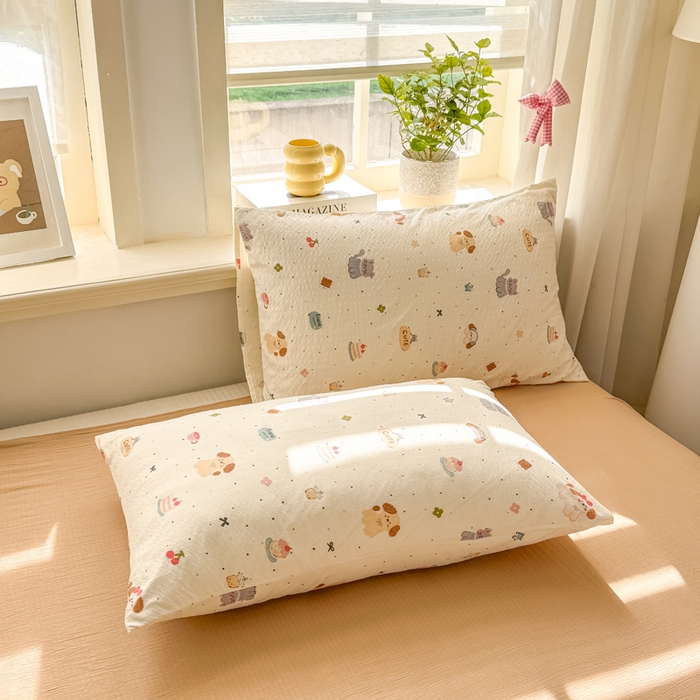 91家纺网 家纺一手货源 找家纺 爱屋及屋 2026春夏新款泡芙棉棉花夏被夏凉被空调被 宠物派对