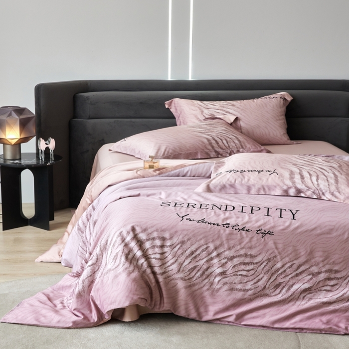 91家纺网 家纺一手货源 找家纺 金奇达家纺 2026新款茧养天丝棉四件套-伯瑞特 伯瑞特-豆沙