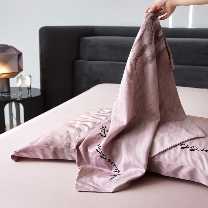 91家纺网 家纺一手货源 找家纺 金奇达家纺 2026新款茧养天丝棉四件套-伯瑞特 伯瑞特-豆沙