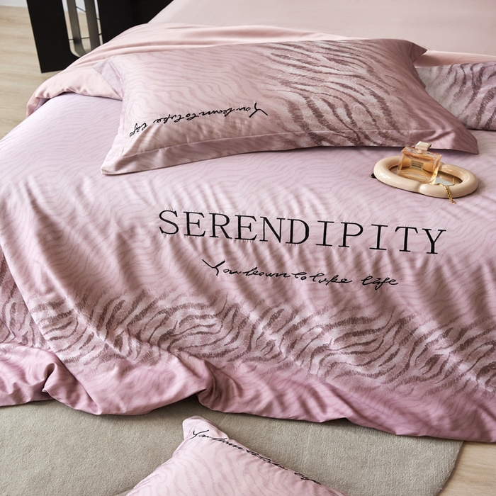 91家纺网 家纺一手货源 找家纺 金奇达家纺 2026新款茧养天丝棉四件套-伯瑞特 伯瑞特-豆沙