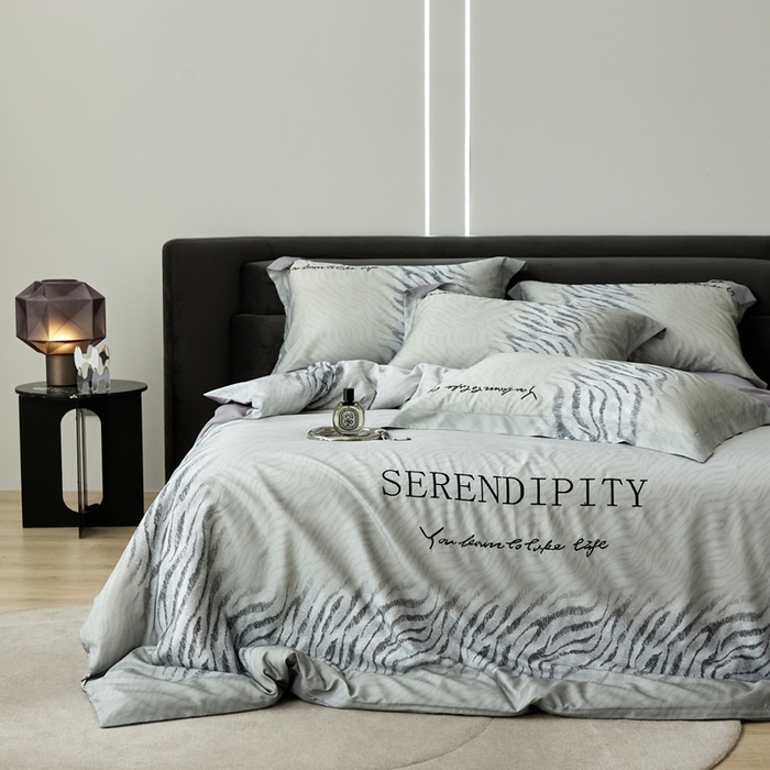 91家纺网 家纺一手货源 找家纺 金奇达家纺 2026新款茧养天丝棉四件套-伯瑞特 伯瑞特-烟灰