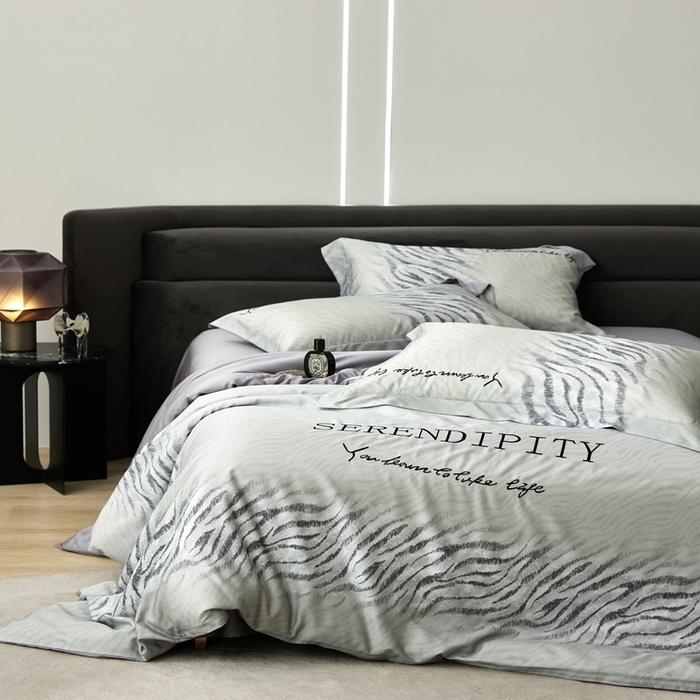 91家纺网 家纺一手货源 找家纺 金奇达家纺 2026新款茧养天丝棉四件套-伯瑞特 伯瑞特-烟灰