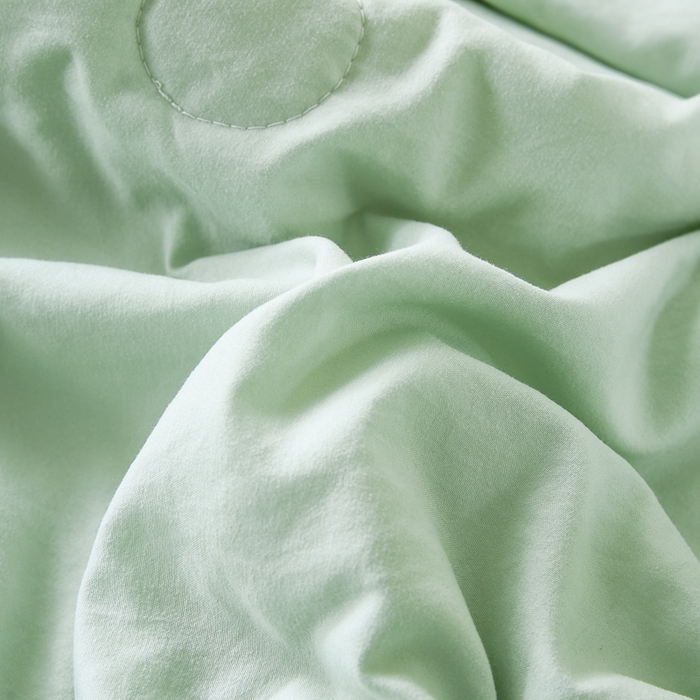 91家纺网 家纺一手货源 找家纺 爱屋及屋 2026新款撞色双拼新疆棉花夏被空调被夏凉被 双拼-米黄果绿