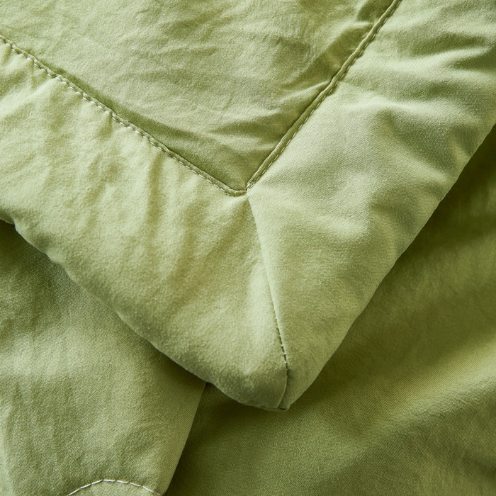 91家纺网 家纺一手货源 找家纺 爱屋及屋 2026新款撞色双拼新疆棉花夏被空调被夏凉被 单拼-青绿