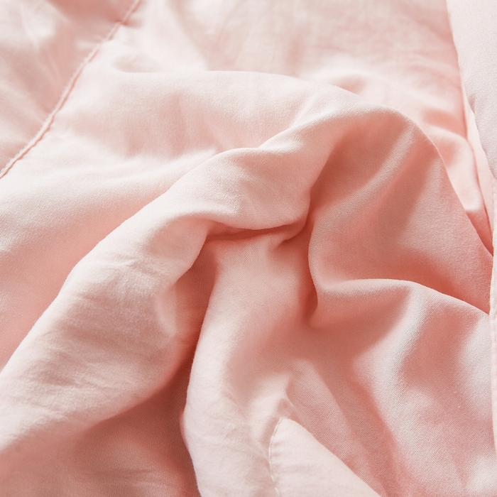 91家纺网 家纺一手货源 找家纺 爱屋及屋 2026新款撞色双拼新疆棉花夏被空调被夏凉被 单拼-粉玉