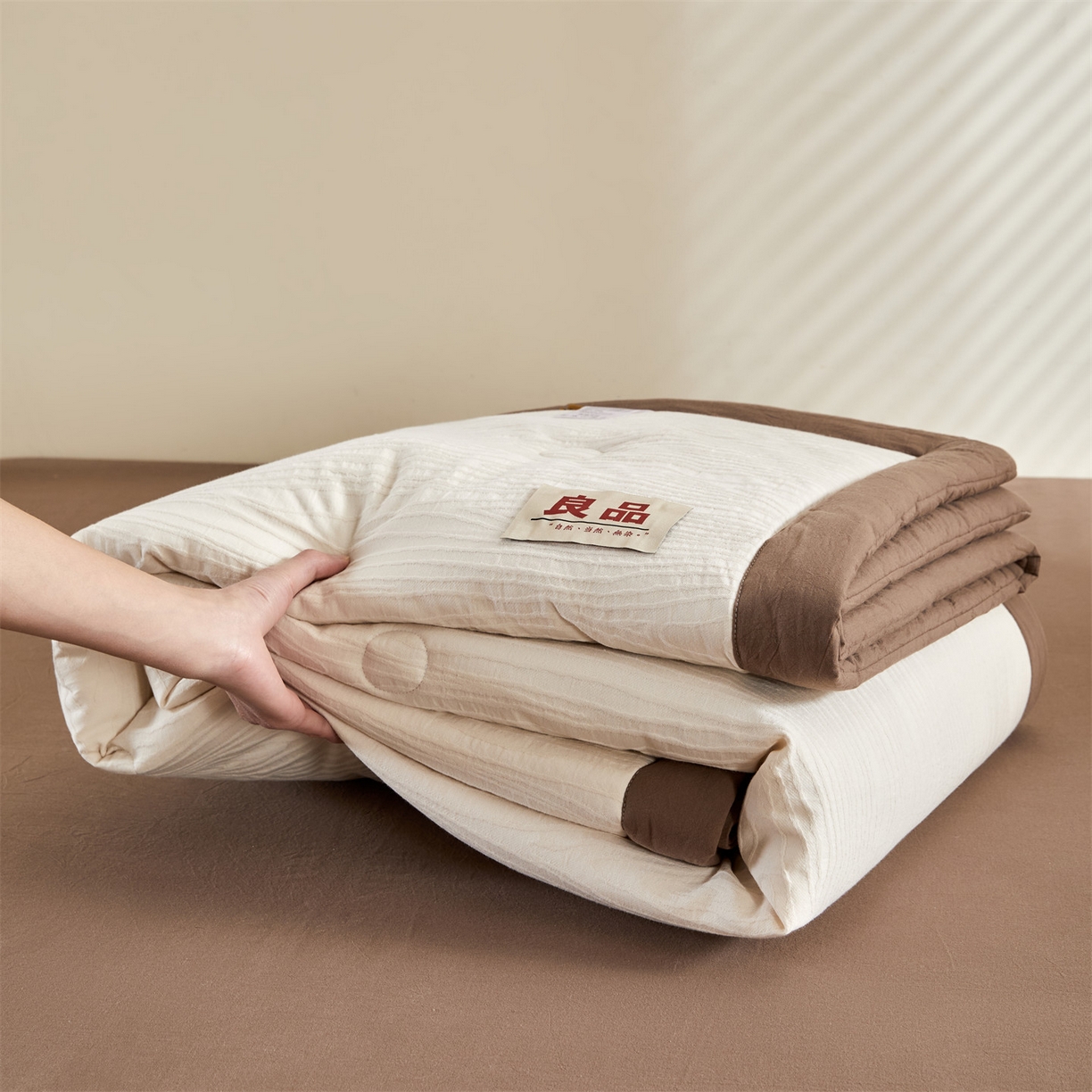 91家纺网 家纺一手货源 找家纺 （总）恬思语家纺 2026春夏新款全棉色织大提花棉花夏被空调被夏凉被四件套芳华系列