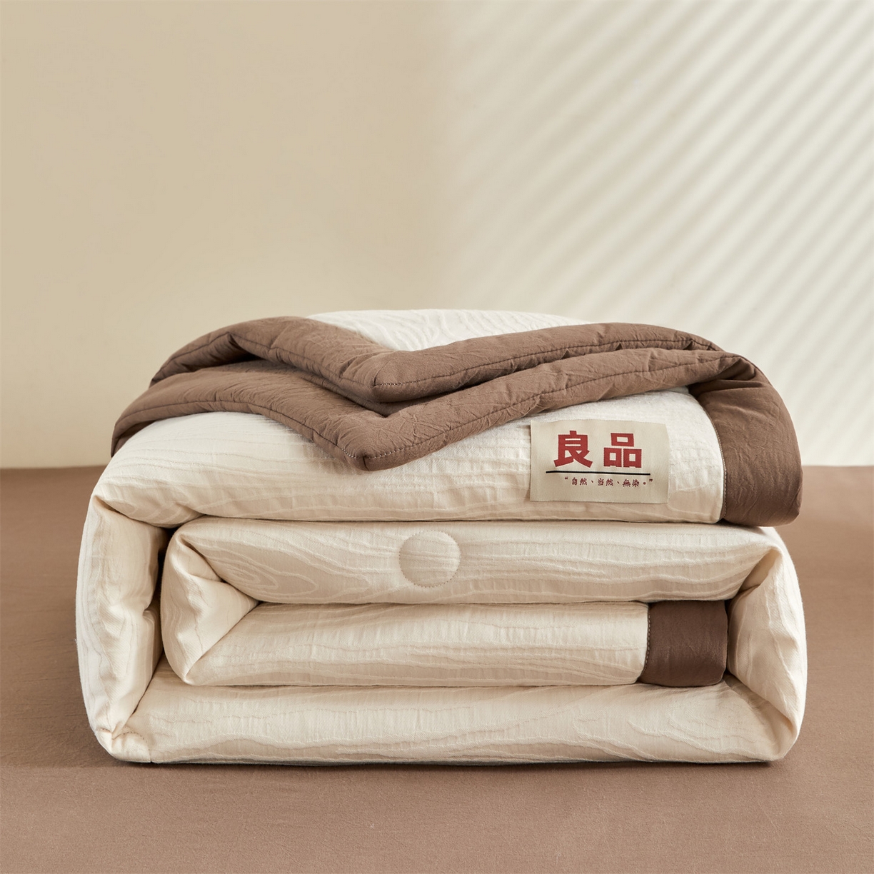 91家纺网 家纺一手货源 找家纺 （总）恬思语家纺 2026春夏新款全棉色织大提花棉花夏被空调被夏凉被四件套芳华系列