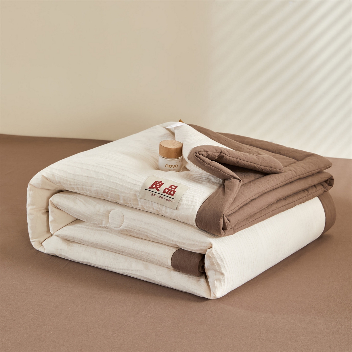 91家纺网 家纺一手货源 找家纺 （总）恬思语家纺 2026春夏新款全棉色织大提花棉花夏被空调被夏凉被四件套芳华系列