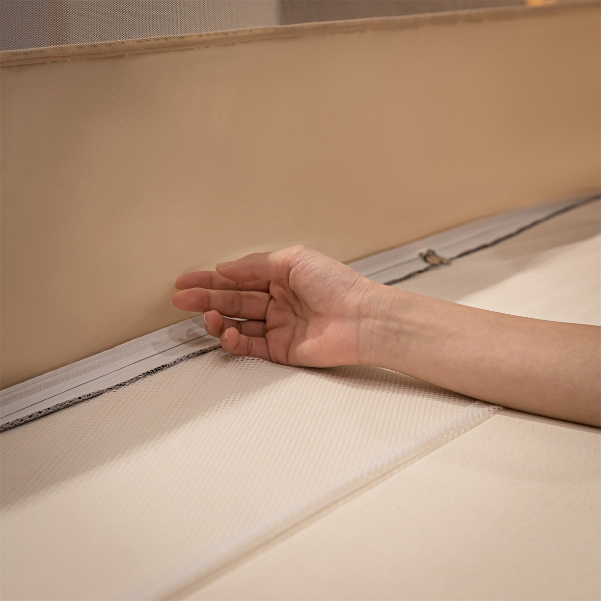 91家纺网 家纺一手货源 找家纺 飞轮海蚊帐 2026新款防蚊防摔加密网纱回底蚊帐-z90 萌萌熊