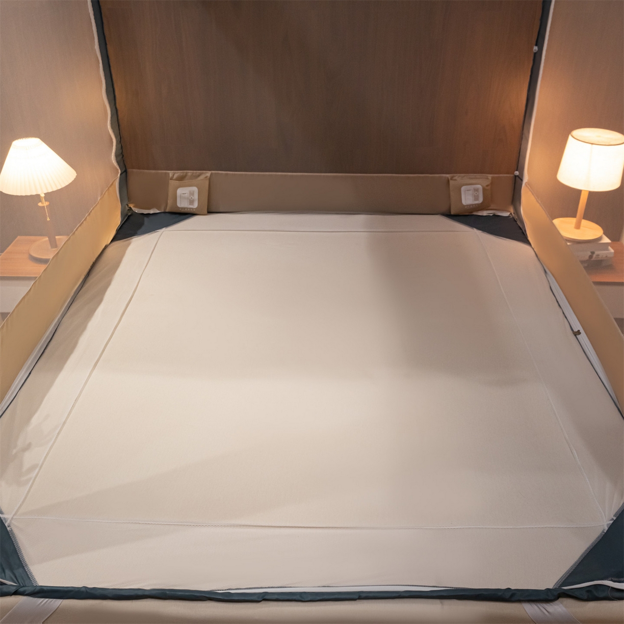 91家纺网 家纺一手货源 找家纺 （总）飞轮海蚊帐 2026新款防蚊防摔加密网纱回底蚊帐-z90