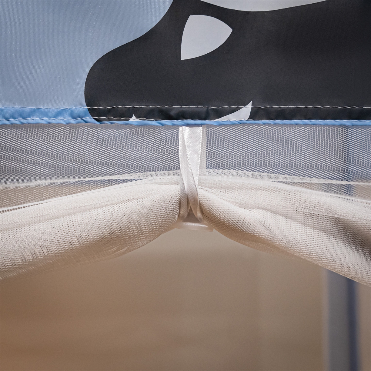 91家纺网 家纺一手货源 找家纺 飞轮海蚊帐 2026新款防蚊防摔加密网纱回底蚊帐-z90 萌萌熊