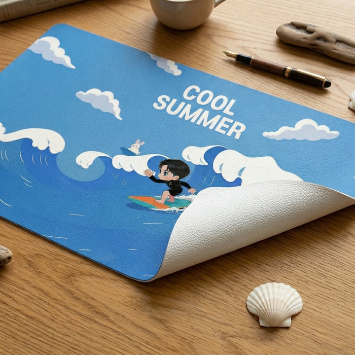 91家纺网 家纺一手货源 找家纺 （总）纯色雨家纺 2026皮革桌垫防水防油免洗桌布长方形鼠标垫pu茶几垫（支持小批量来图定制）